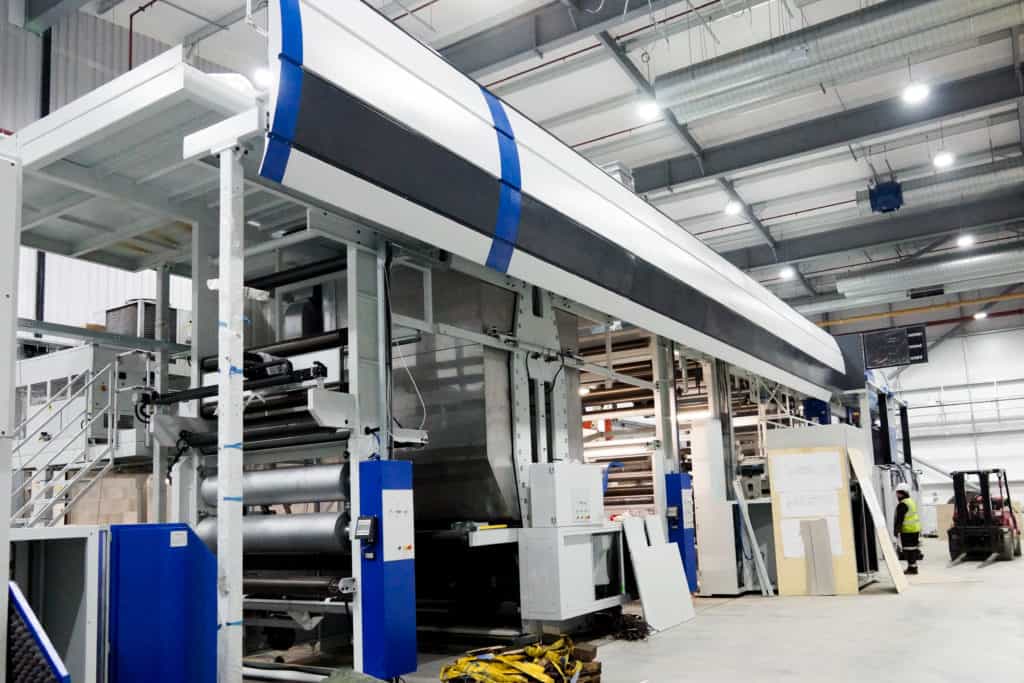 Printing press installation