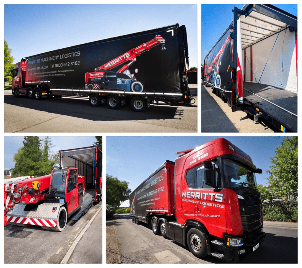 Merritts Invest £100k in New Step-Frame Semi Trailer with Beavertail Ramp System